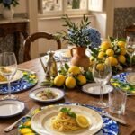 Mediterranean Lemon Decorative Coaster